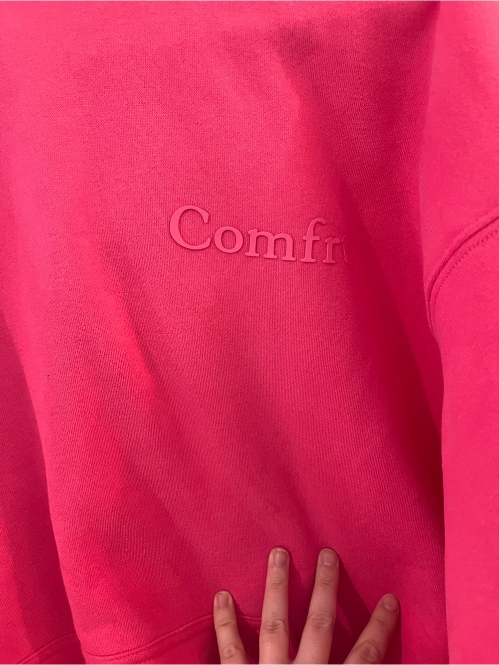 Comfrt Pink Women's Crewneck Sweatshirt NWOT